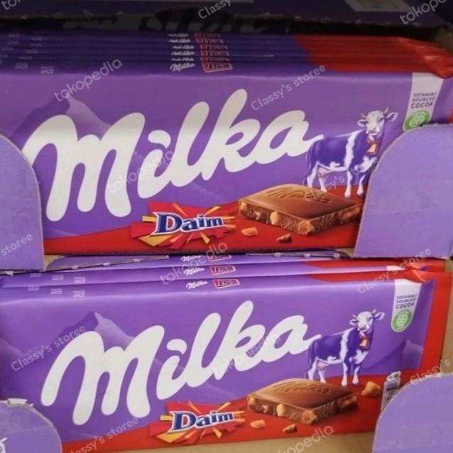 

Milka Chocolate Daim 100 Gr/Coklat Kacang 018