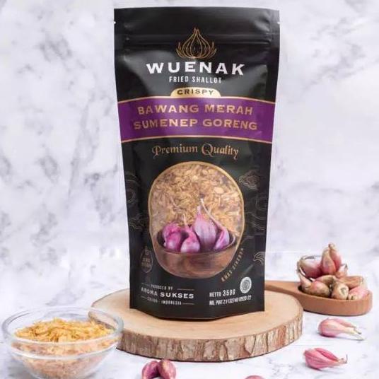 

Produk Terlaris Wuenak Bawang Goreng Sumenep Renyah Dan Garing Netto 350 Gram Kemasan Pouch