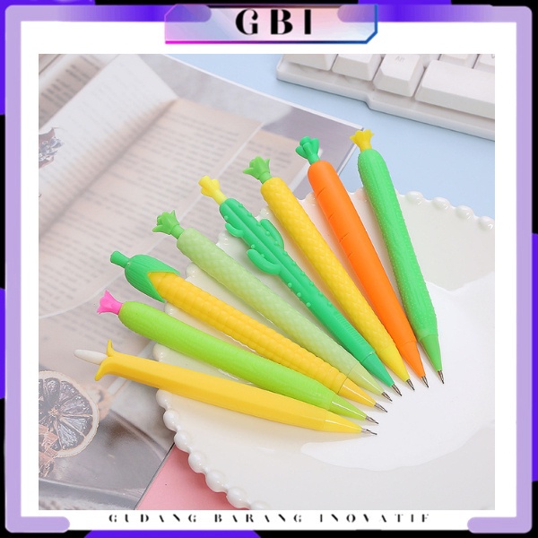 

GBI Pensil Mekanik Bentuk Sayur- Sayuran Alat Tulis Anak Sekolah Murah Mechanical Pencil Vegetables Aesthetic Fancy Wortel Corn