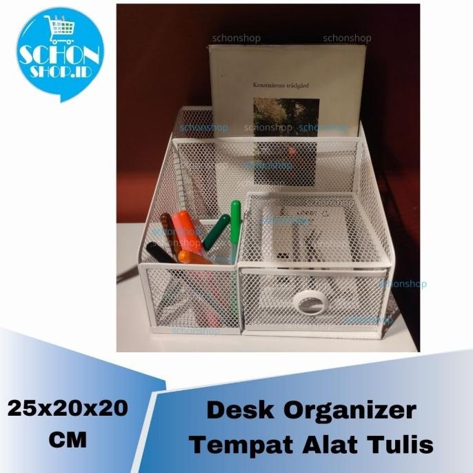 

Memo Holder Sekat Desk Set Organizer-Tempat File Buku Pensil Meja Pen