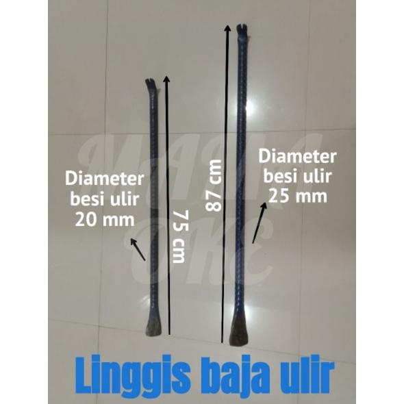 (Lirl-903) Linggis Besi Baja Ulir 20Mm Kdl