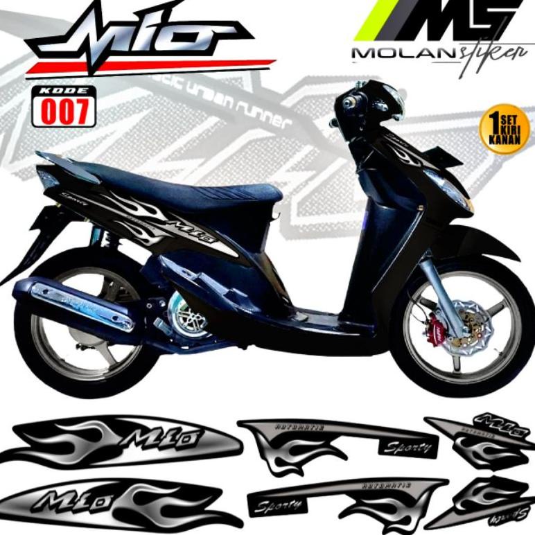 Flash Sale Decal Sticker Striping Variasi Motif Ori Mio Sporty 2005/2006 Mio Api Mio Fire Mio Smile 