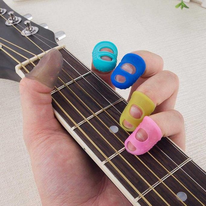Silikon Karet Pelindung Jari Gitar / Silicone Finger Protector Guitar
