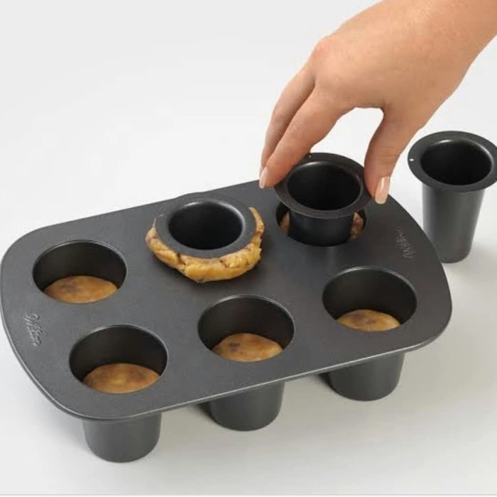 Wilton Cookie Shot Glass Pan / Loyang Shot Glass 6 Cups