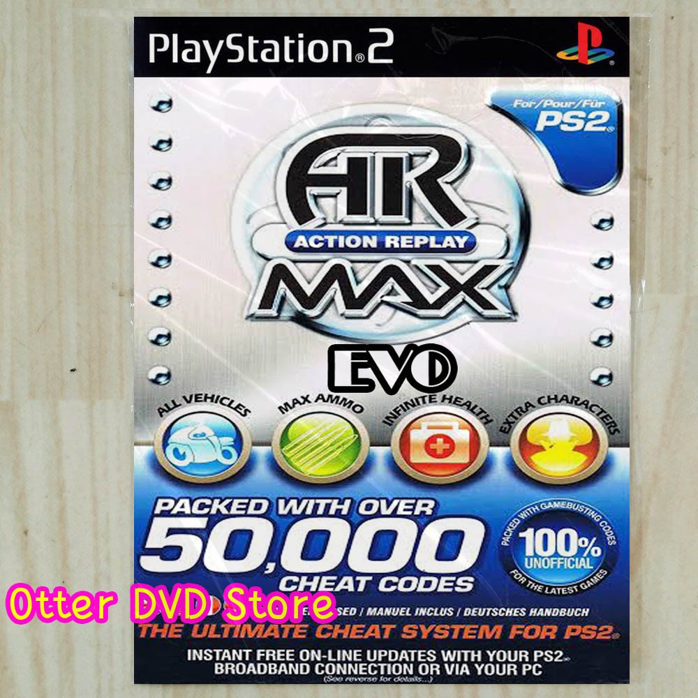 Flash Sale Kaset Game PS2 PS 2 Action Replay Max AR Max Evo Gameshark Game Shark Codebreaker Code Br