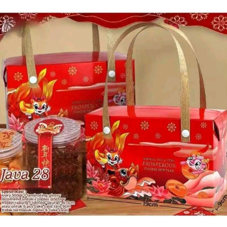 

Sale !! Box Hamper Kue Kering 2Jar Edisi Imlek Cny 2023 Terlaris