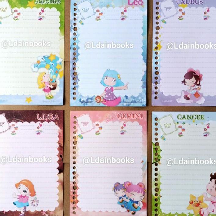 

Wajib Baca Deskripsi Produk! Isi Binder Harvest A5 Horoscope Series/Zodiak Lengkap