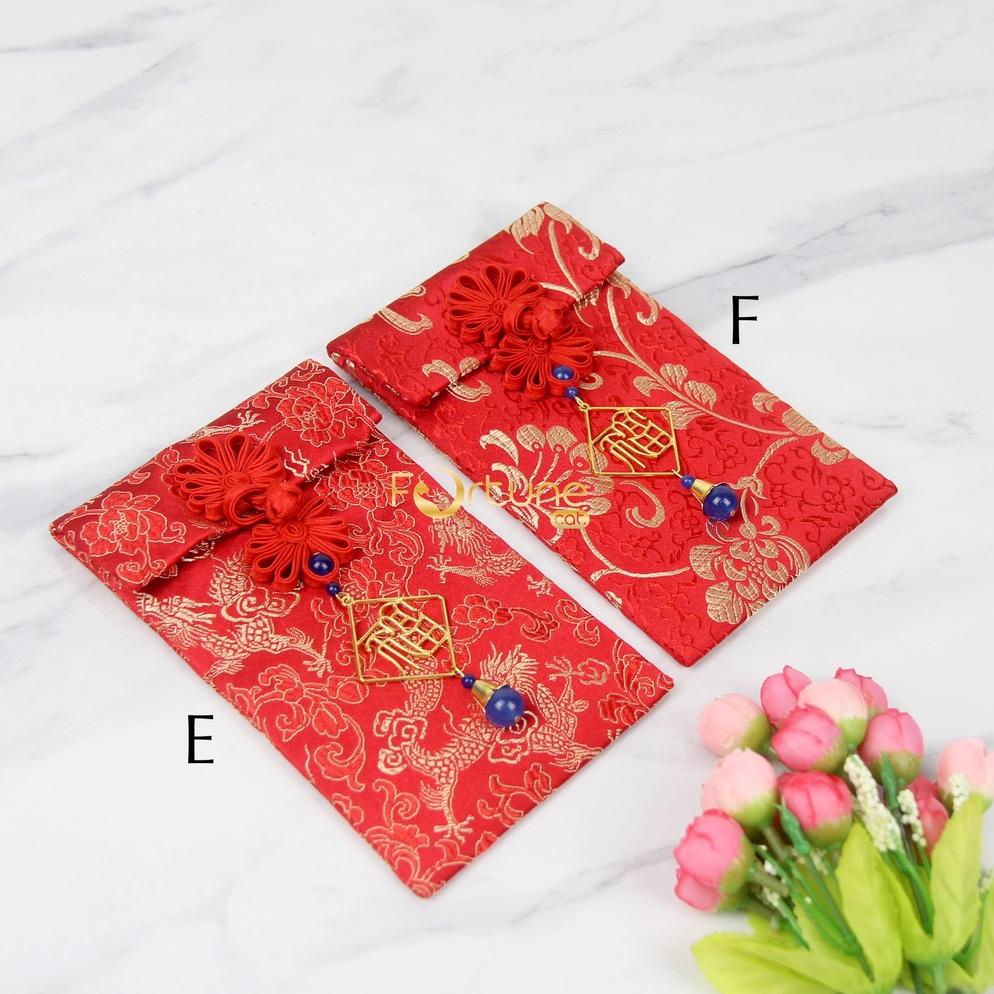 

Flash Sale Angpao Imlek 2024 Kain Chinese New Year Red Envelope Gantungan Fu Vertikal Horizontal Promo