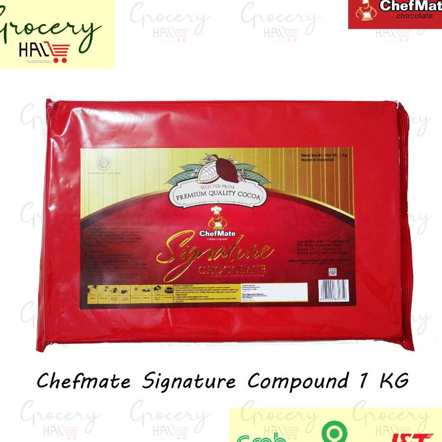 

Chefmate Dark Chocolate Compound 1 Kg ( Cokelat Batangan )