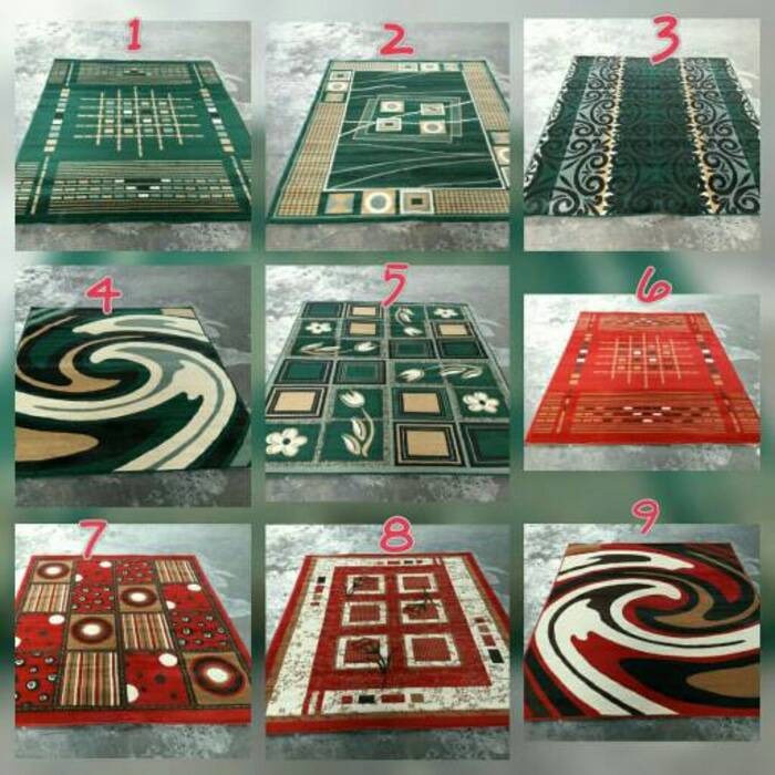 Terbatas Karpet Permadani Motif Macan Dan Zebra 100 X 150 Ori