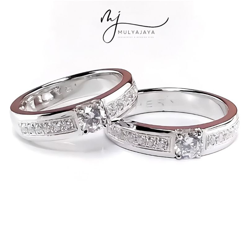 Cicin kawin couple tunangan nikah cincin murah perak
