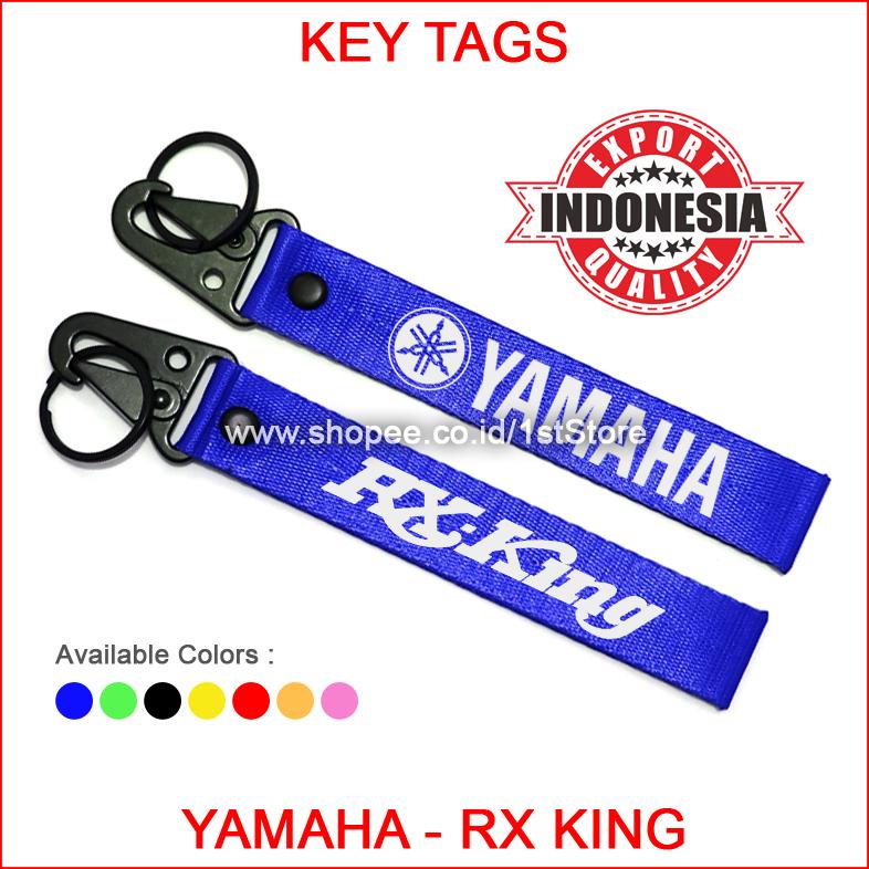 Paling Diminati Gantungan Kunci Yamaha Rx King Logo Keychain High Quality Key Strap Chain Sepeda Mot