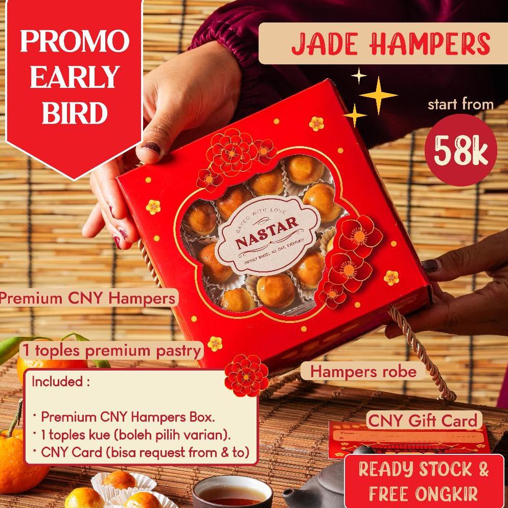 

New Stok Cny Hampers / Imlek Hampers / Chinese New Year Hampers / Parcel Kue Kering / Parsel Sincia Terlaris