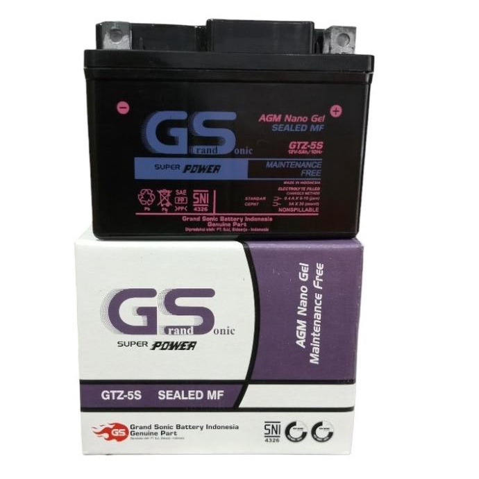 Aki Motor Honda Beat Fi Esp Cbs Karbu Street Vario 110 Aki Kering 5 Ah