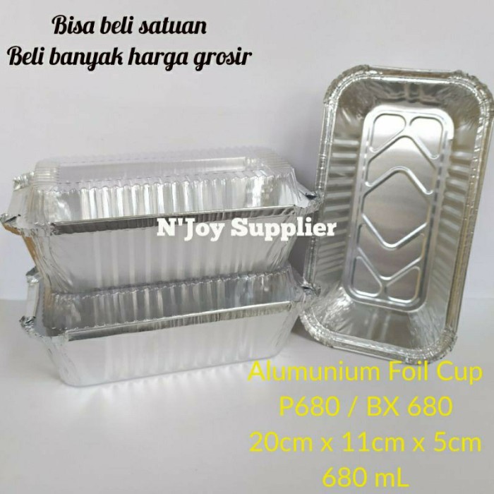 Alumunium Foil Cup P680 / Bx 680 Tanpa Tutup