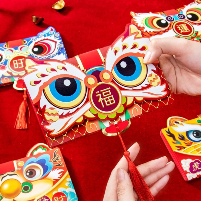 

Angpao Imlek Barongsai Isi 3 Murah Ampao Sinica Netral Amplop Angpau ((_Baca Diskrips_I))