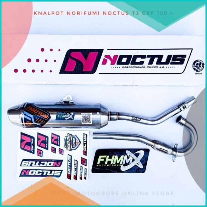 Knalpot Norifumi CRF 150 L WR 155 CRF variasi motor Noctus T3 16novz3