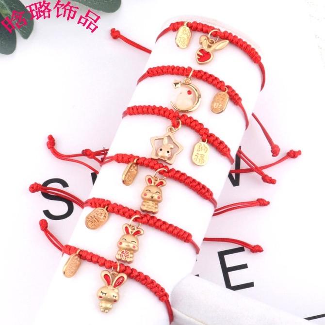 

Gelang Merah Shio Kelinci Imlek Gelang Hoki Giok Kado Sincia Murah Original