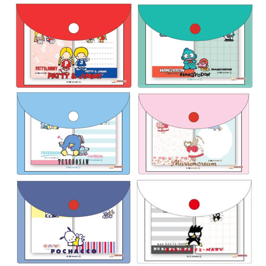 

Stiy Note With Retro Case Sanrio Patty Jimmy Tuxedo Sam Hangyodon Badtz Maru Marron Cream Pochacco Ni Memo Anda Halaman Ni Pouch Lited Edition
