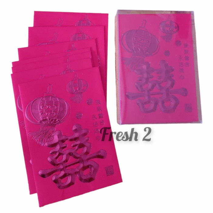 

Angpao Sangjit Isi 23 Lmbr/Angpao Shuangxi/Amplop Wedding ((_Baca Diskrips_I))