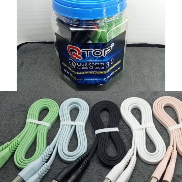 Kabel Data Qtop Cro Type C Isi 25Pcs Kabel Casan Charger Qtop Cro Type C Isi 25Pcs