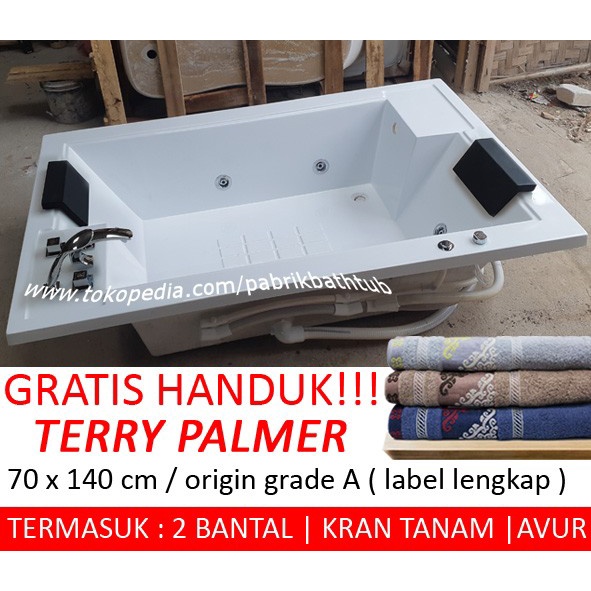 Promo Bathtub Besar Whirlpool Marble 180 X 120 Cm