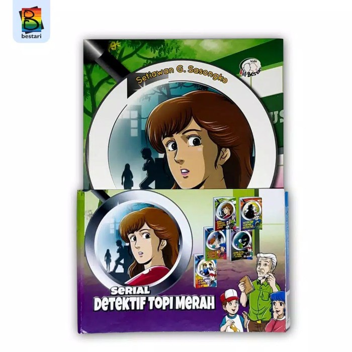 

Disc!! paket novel buku anak serial detektif topi merah 7 buku
