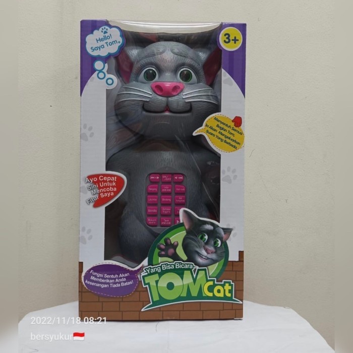 

Sale!! TALKING TOMCATT CERITA TOML - MAINAN EDUKASI KUCING CERITA