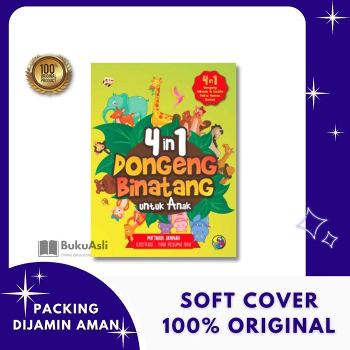 

Promo!! 4 In 1 Binatang Untuk Anak - Buku Anak i