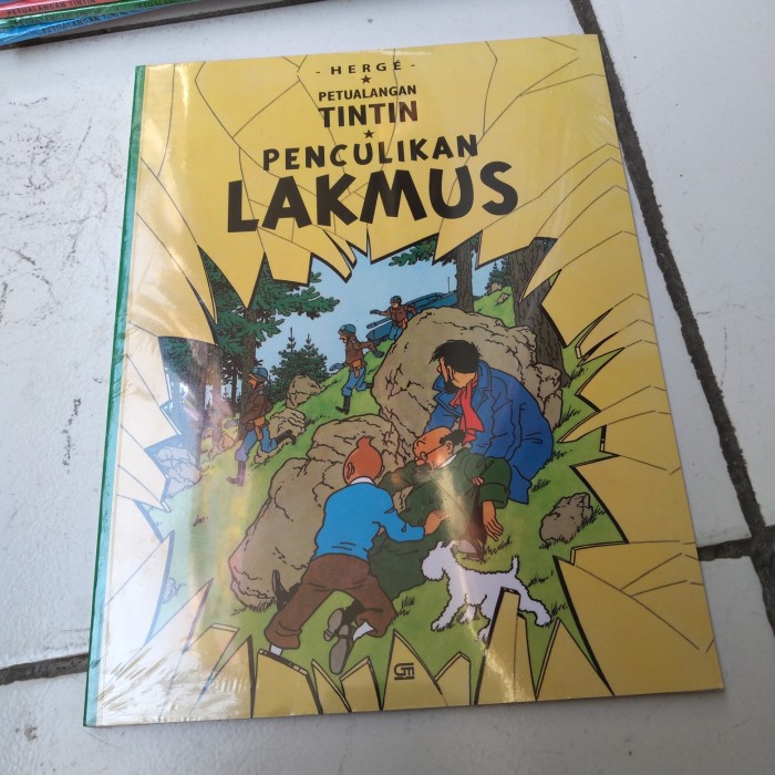 

New!! BUKU SERI PETUALANGAN TINTIN PENCUL LAKMUS