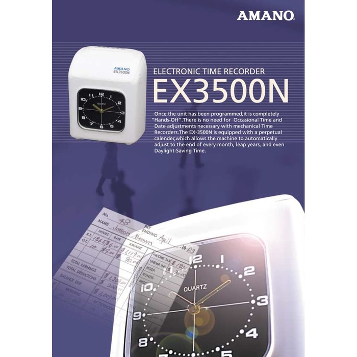 

Mesin Absen Kartu Amano 3500 100% Baru Dan Original