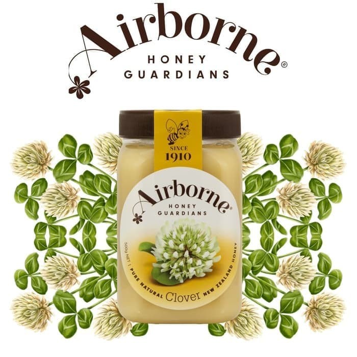 

TERLARIS Madu Airborne Clover Honey 500 gram New Zealand Import Kesehatan HDI