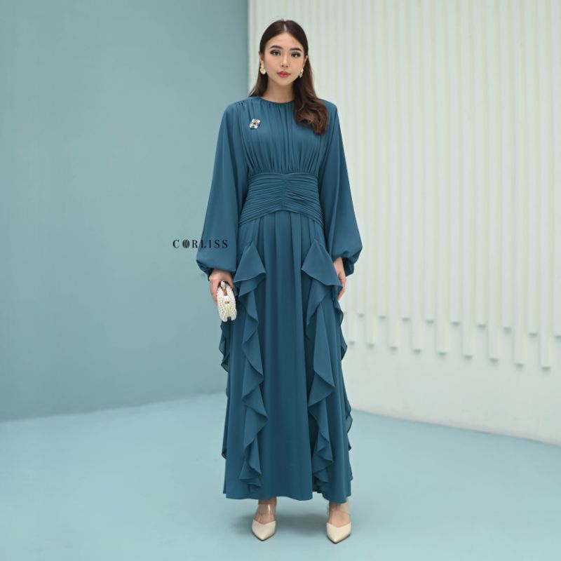 [SYAR'I TILL JANNAH] Luciola Dress Corliss Raya Collection