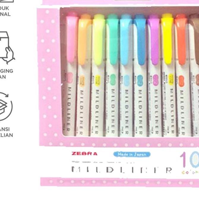 

Zebra Ldliner Set 10 Pcs Free 1 Pcs