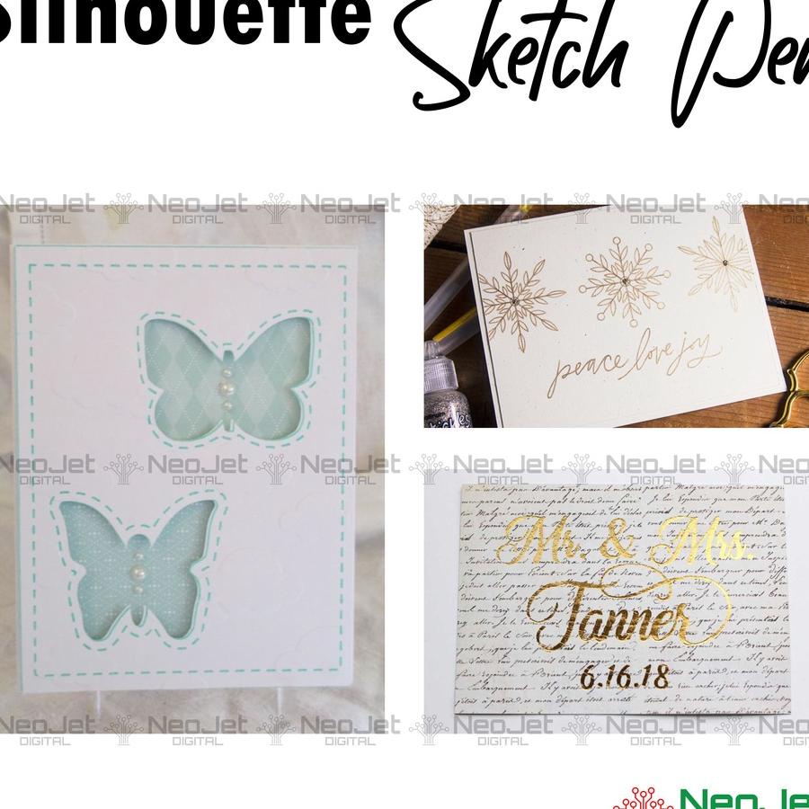 

Silhouette Sketch Pa Ultimate Set 24 Warna Cameo Portrait Sketsa Starter Kit Art And Craft