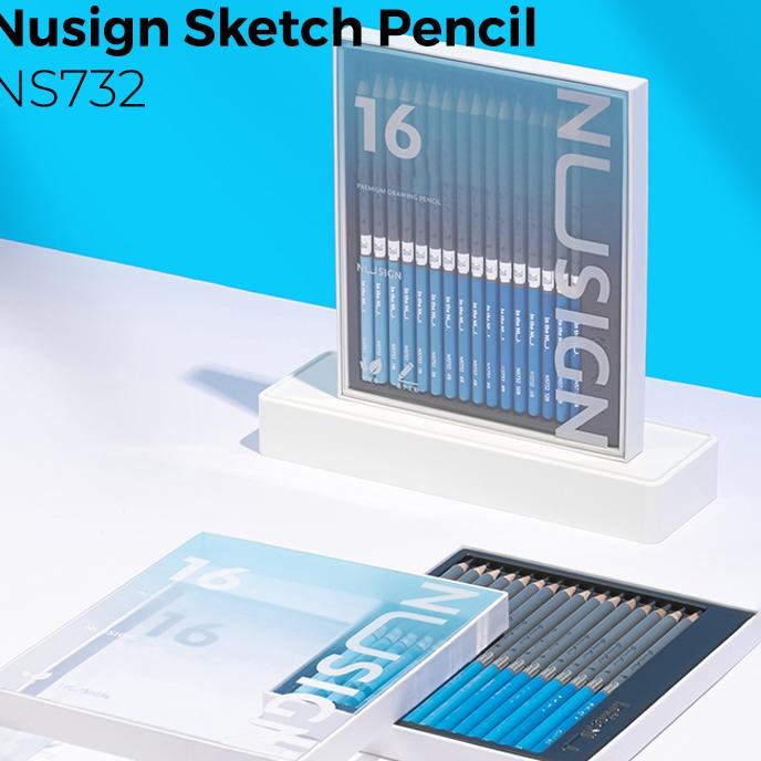 

Nusign Sketch Cil Set / Sil Sketsa Isi 16 Berbagai Ketebalan Non Toxic Ns732
