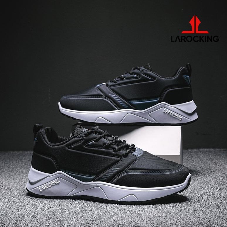 COD Larocking - Raptor Hitam | Sepatu Sneakers Running Gym Shoes Sport Termurah