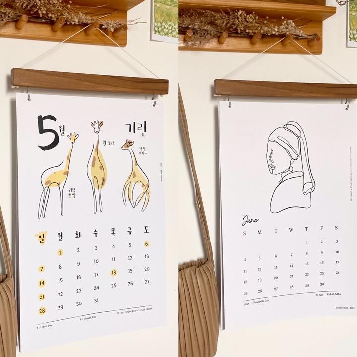 

Calendar 2024 | Kalender Dinding Aesthetic | Kalender Korea Be