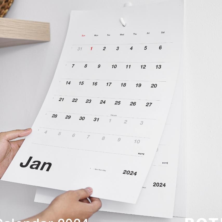 

Kalender 2024 Aesthetic | Kalender Dinding | Kalender Aesthetic | Calendar 2024