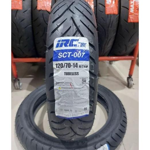 Ban Motor Irc Sct- 007 120/70 Ring 14 Tubles