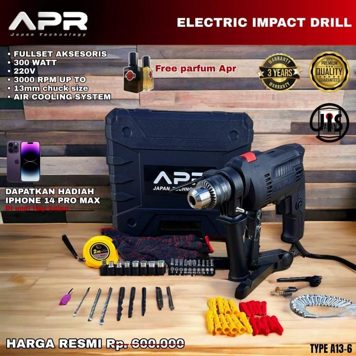 PROMO MESIN BOR TANGAN LISTRIK MAKTEC 13MM KOMPLIT MATA BOR SET PIONER