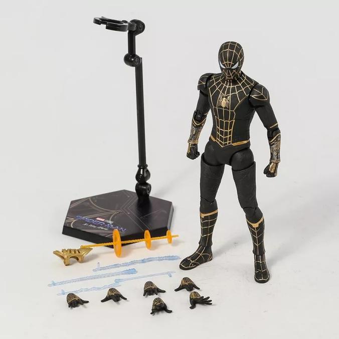New Zd Toys No Way Home Zdtoys Spiderman Black Intergrate Upgrade Figure Berkualitas