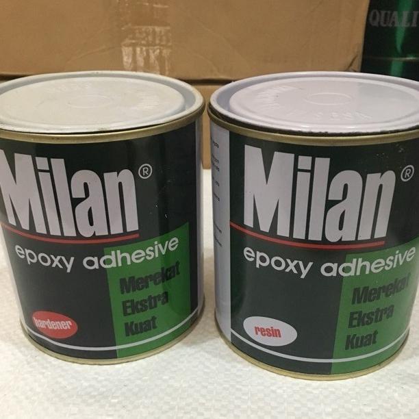 Lem Epoxy Milan 1Set Hardener+Resin 1Kg Termurah