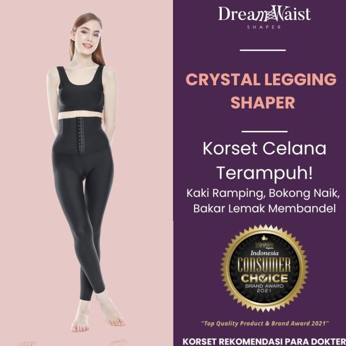 KORSET KAKI PEMBAKAR LEMAK TERAMPUH: CRYSTAL LEGGING SHAPER