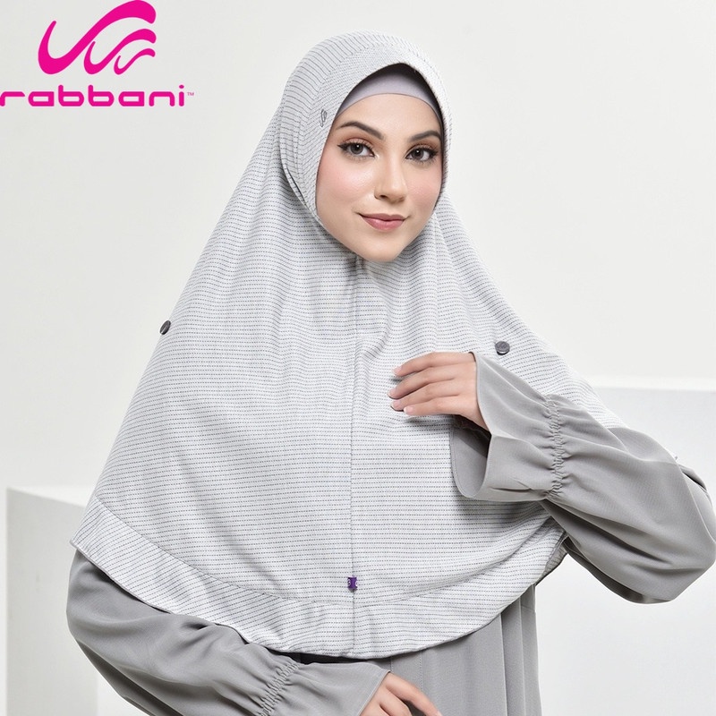 Rabbani - Kerudung Instan Beena Exclusive Grey M