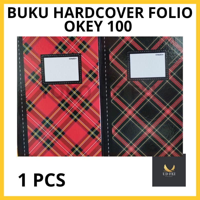 

(1 PCS) Buku hardcover folio/Buku hardcover folio 100/ Buku Hardcover okey 100