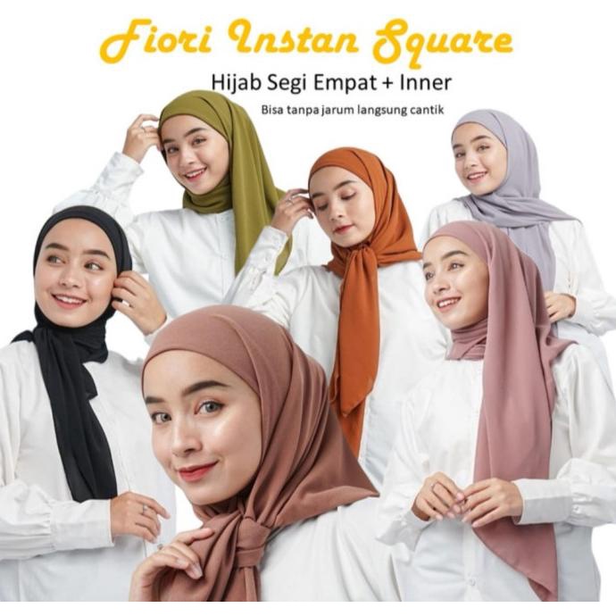 New Sale Segiempat Jilbab Instan Segitiga Instan 2 Layer Ceruty Limited Edition