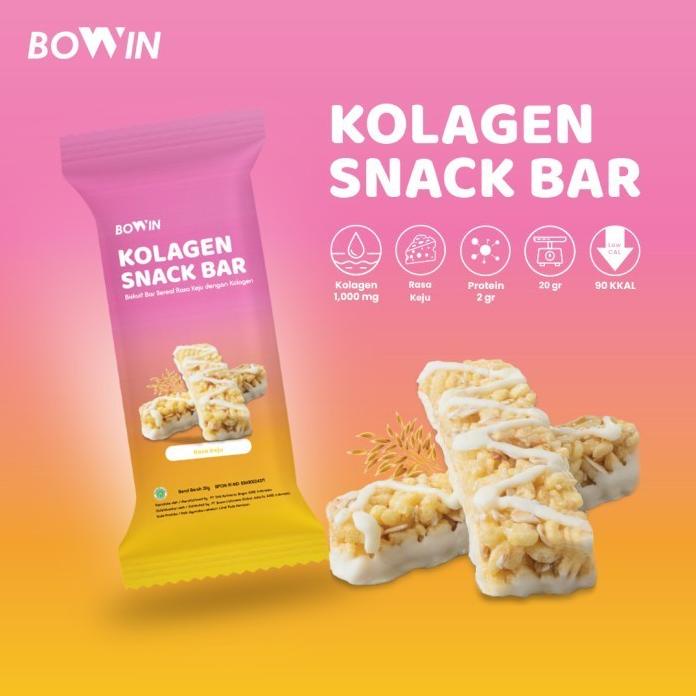 

Terlaris Bowin Kolagen Bar 1,000Mg (1Box=12Pcs) - Sereal Oat Rendah Gula&Lemak