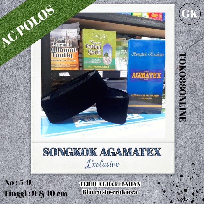 Peci Songkok Agmatex Ac Polos