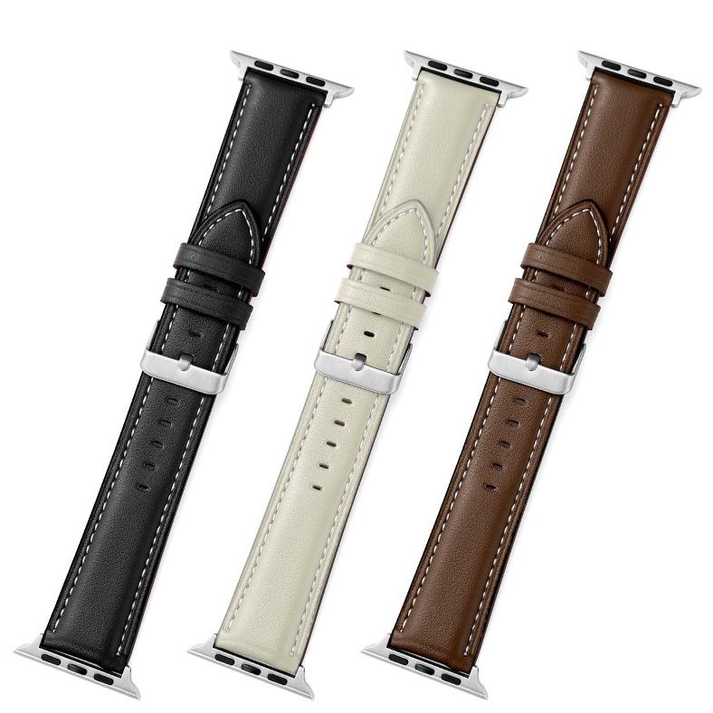 TERLARIS SLIM LEATHER WATCH STRAP ULTRA 8 7 6 5 4 SE FOR IWATCH SERIES 49MM 41MM 45MM IWATCH TALI JA